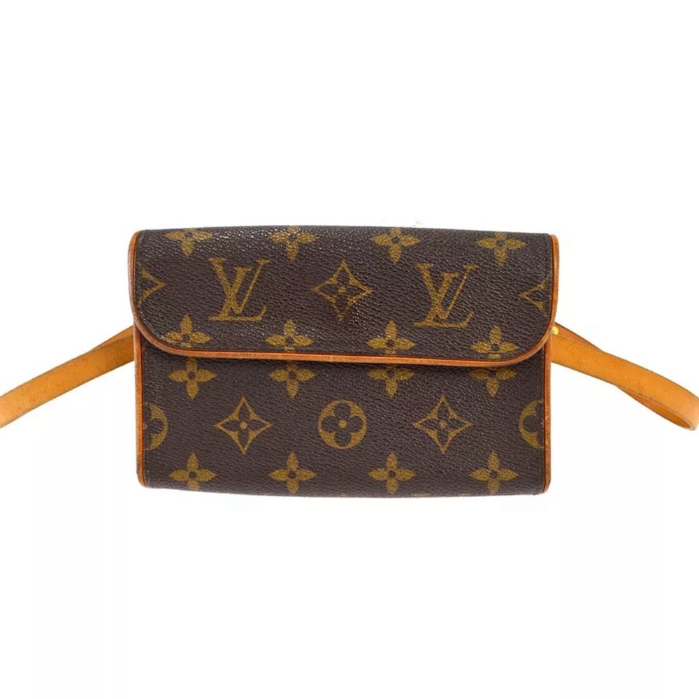 AUTHENTIC LOUIS VUITTON POCHETTE FLORENTINE BUM BAG #XS